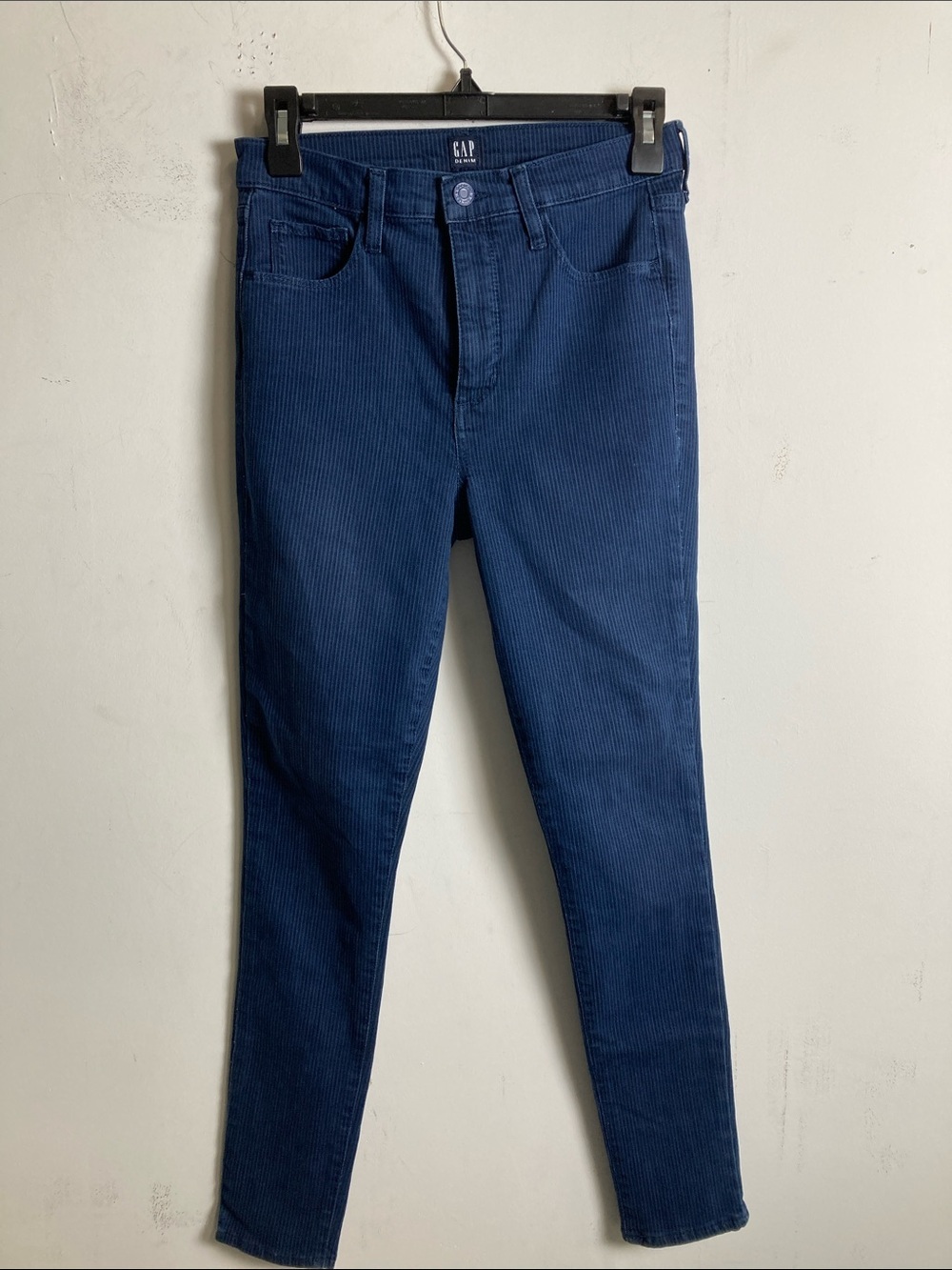 GAP Dark Blue Slim Corduroy Trousers
